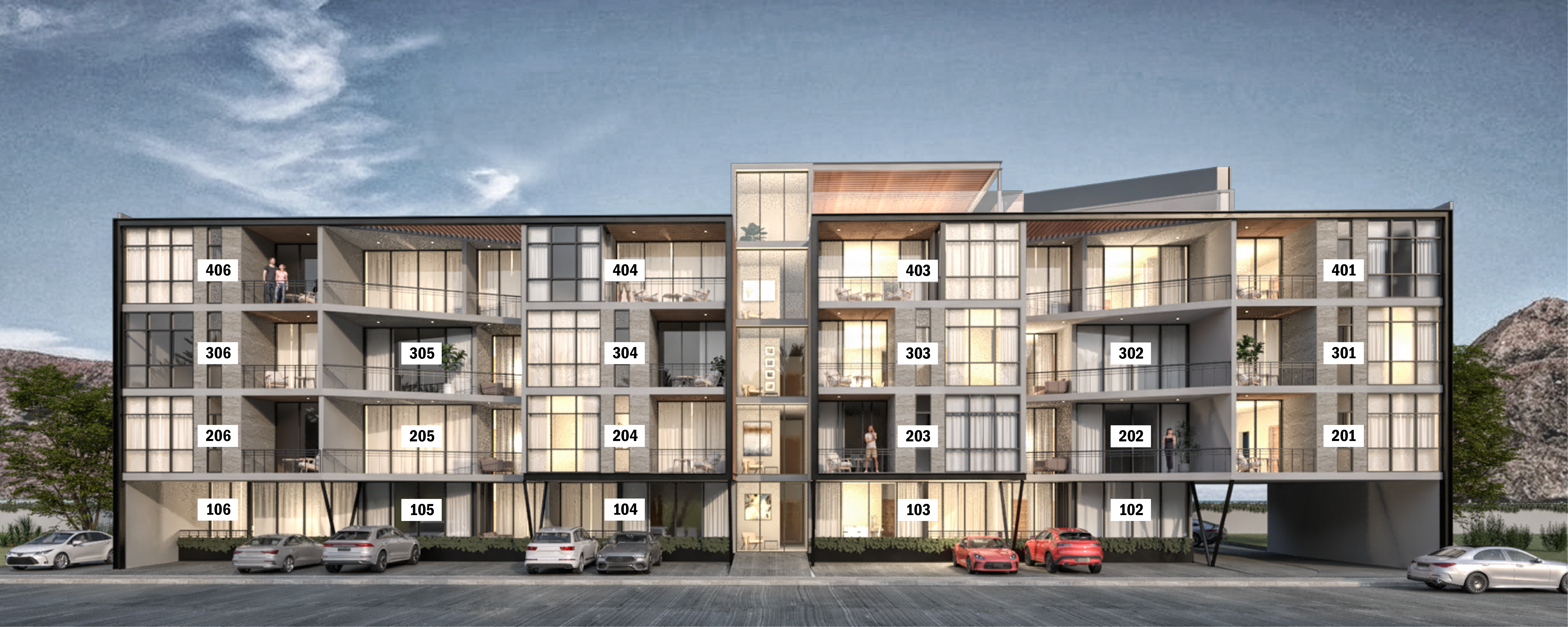 Condominios con numeración